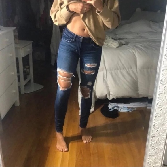 AEO Ripped Skinny Jeggings - Picture 12 of 12